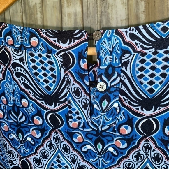 Loft Blue Paisley Blouse - Picture 4 of 5